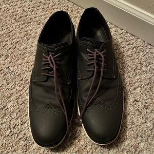 Cole Haan Men's Original Grand Wingtip Oxford Black size 12 tennis dress shoe